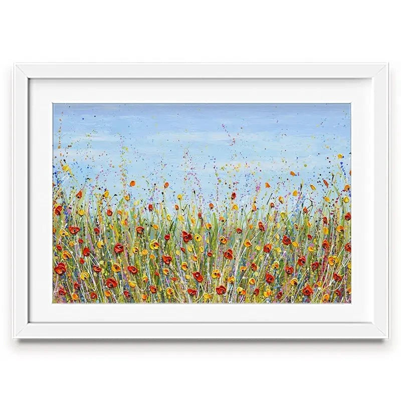 Poppies In July Framed Art Print Poppies In July Framed Art Print wall art product Olga Tkachyk