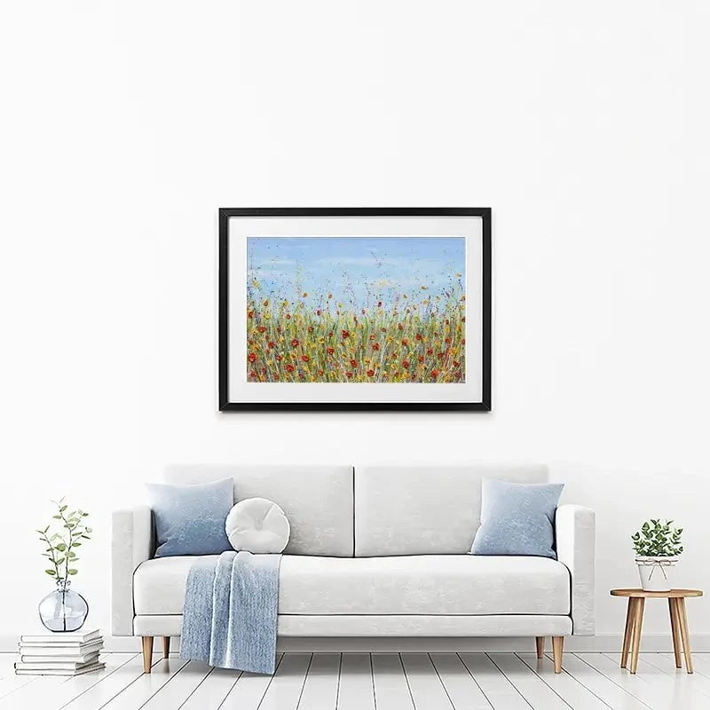 Poppies In July Framed Art Print Poppies In July Framed Art Print wall art product Olga Tkachyk