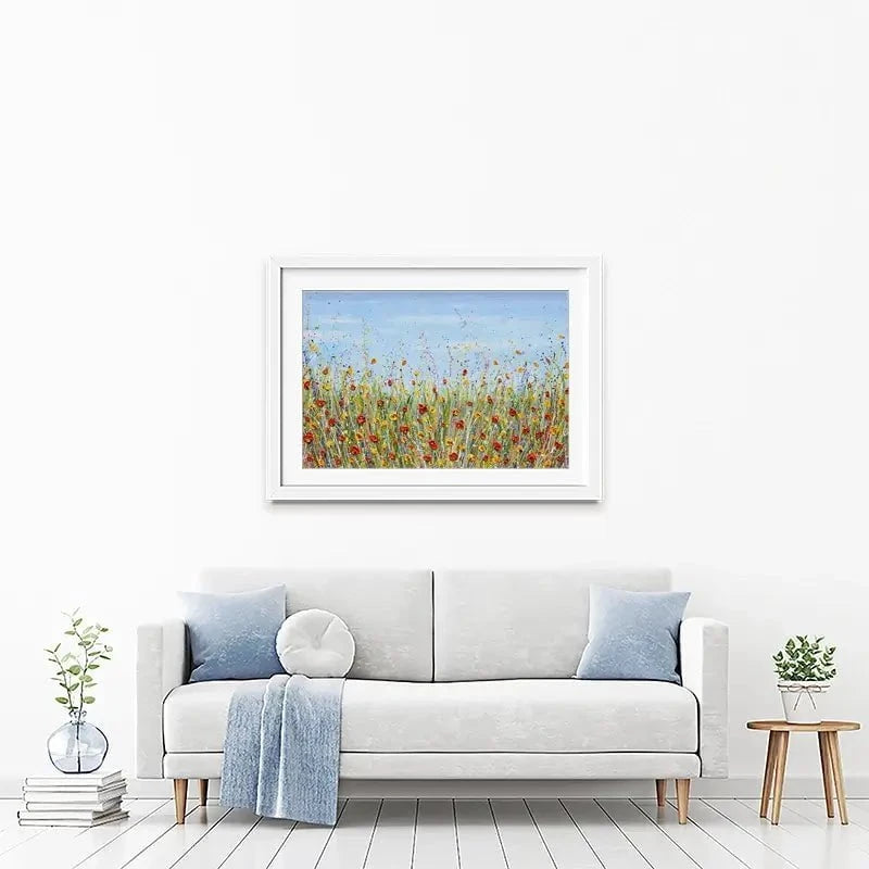 Poppies In July Framed Art Print Poppies In July Framed Art Print wall art product Olga Tkachyk