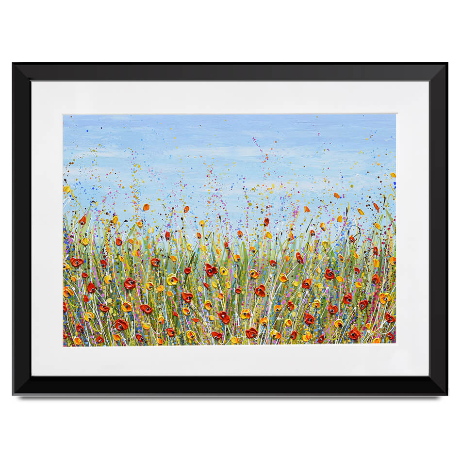Poppies In July Framed Art Print Poppies In July Framed Art Print wall art product Olga Tkachyk