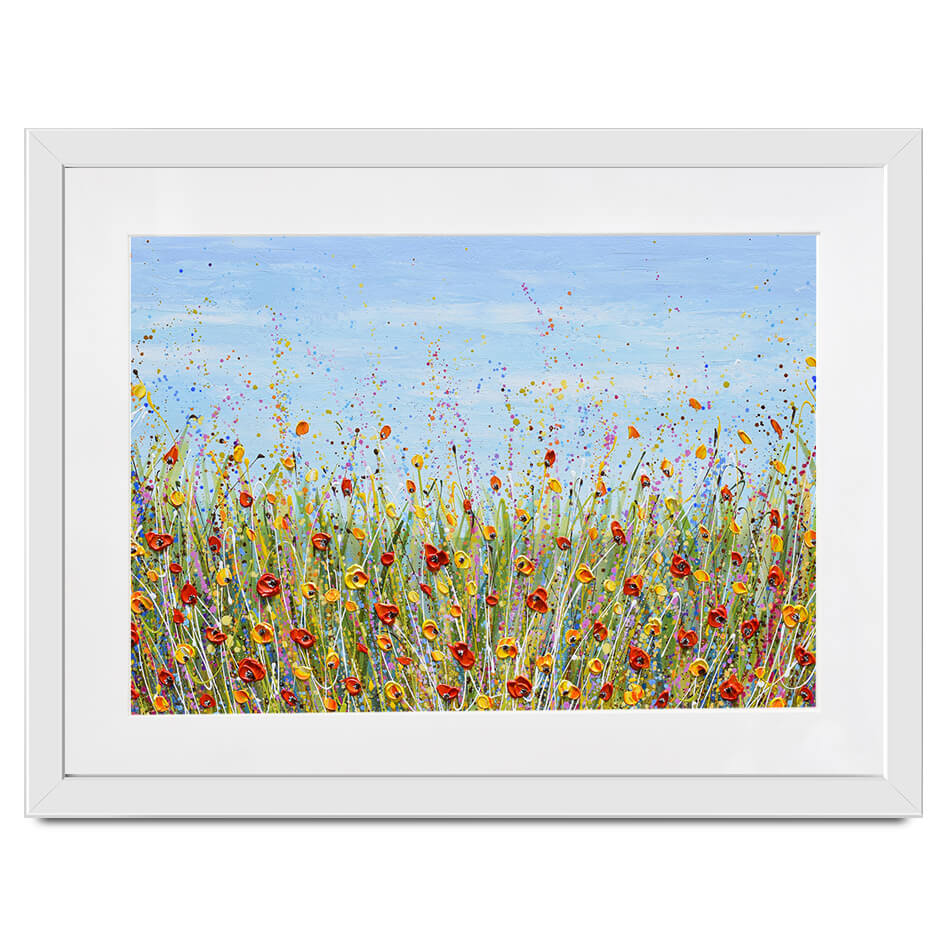 Poppies In July Framed Art Print Poppies In July Framed Art Print wall art product Olga Tkachyk