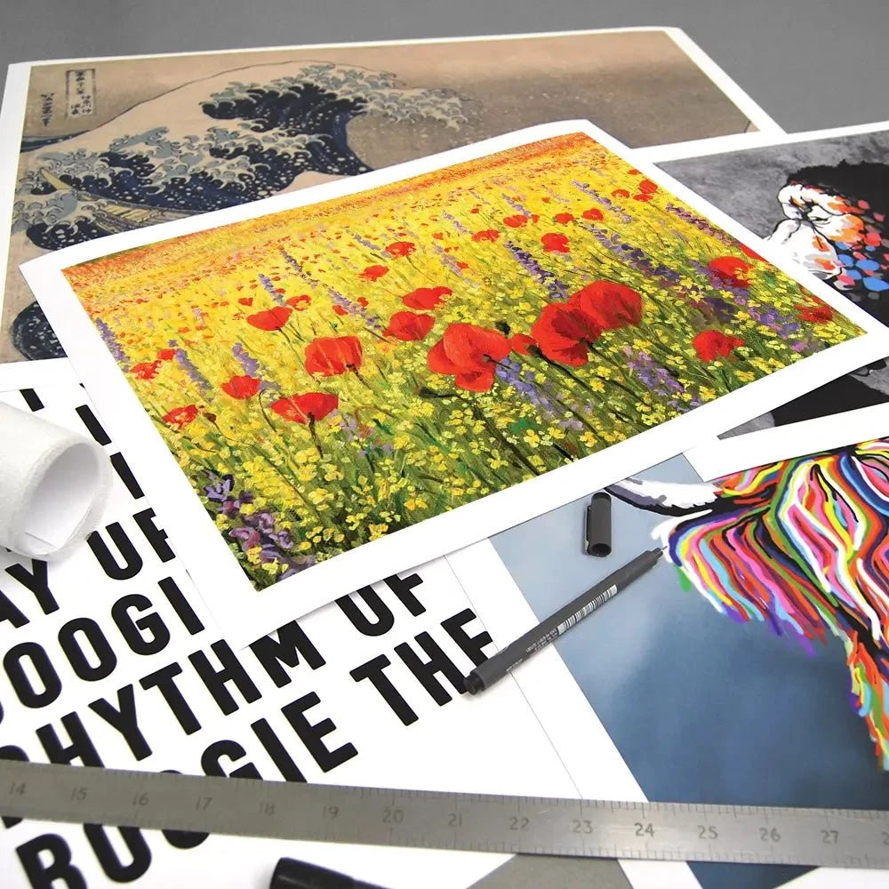 Poppies Oil Painting Art Print Poppies Oil Painting Art Print wall art product Kiril Stanchev / Shutterstock