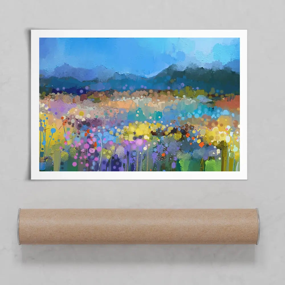 Popping Garden Art Print Popping Garden Art Print wall art product Art Print Shop