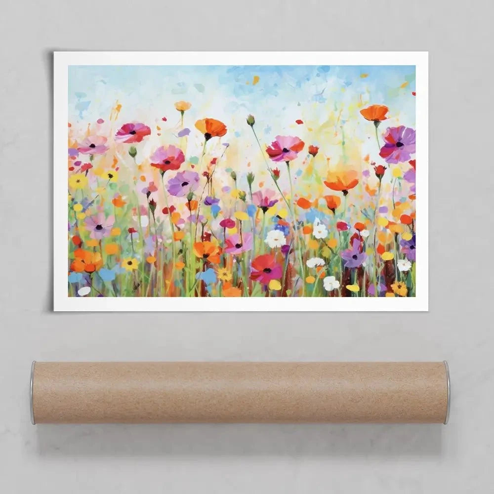 Popping Poppies Art Print Popping Poppies Art Print wall art product Gina Kelly - Independent