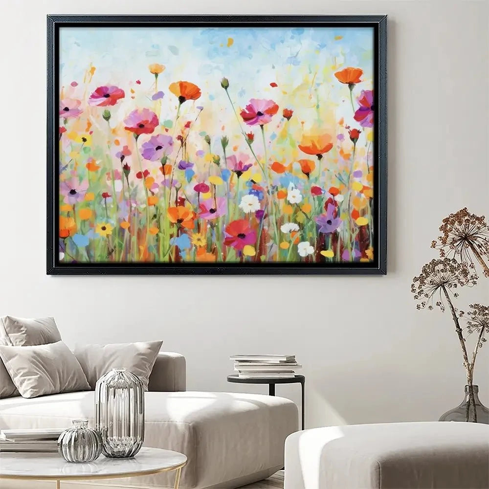 Popping Poppies Canvas Print Popping Poppies Canvas Print wall art product Gina Kelly - Independent