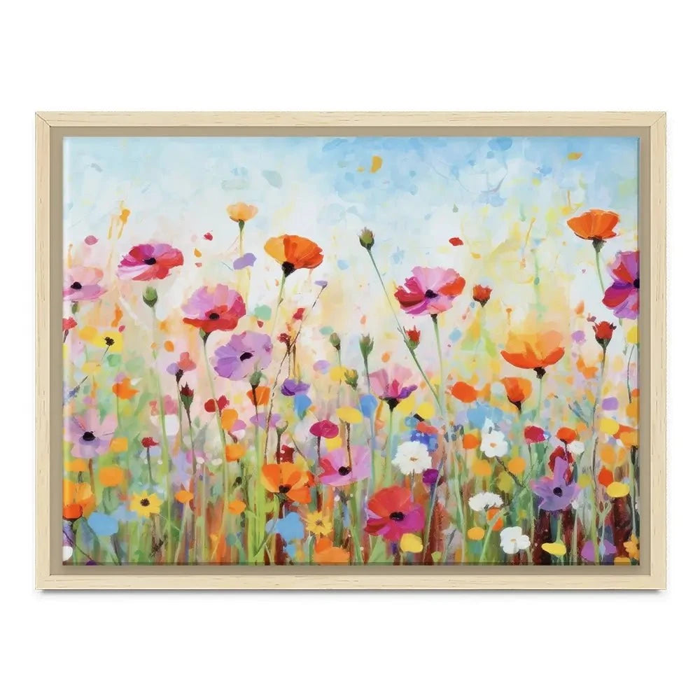 Popping Poppies Canvas Print Popping Poppies Canvas Print wall art product Gina Kelly - Independent