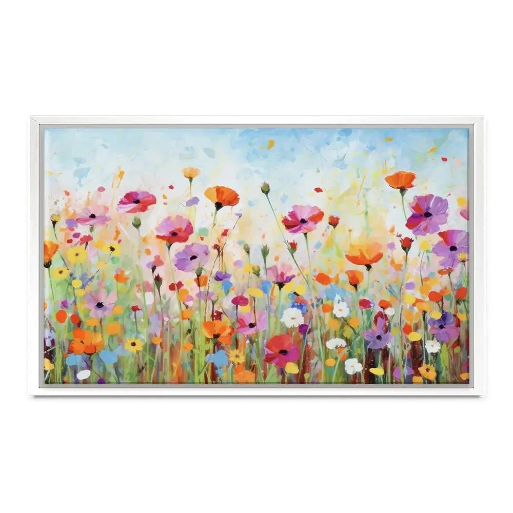 Popping Poppies Canvas Print Popping Poppies Canvas Print wall art product Gina Kelly - Independent