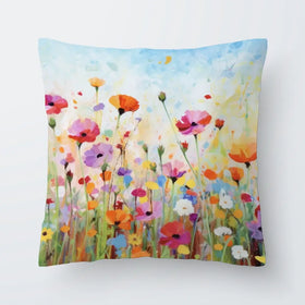Popping Poppies Cushion Popping Poppies Cushion wall art product Art Print Shop
