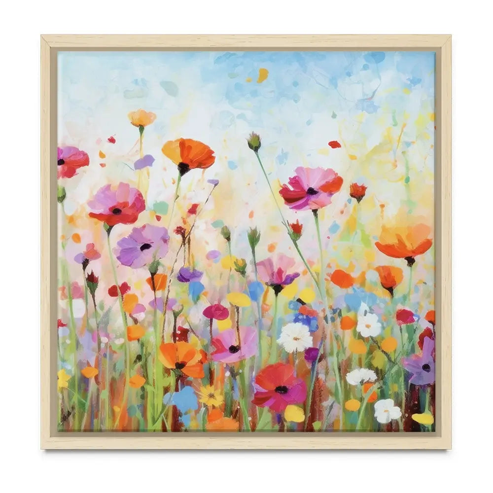 Popping Poppies Oversized Canvas Print Popping Poppies Oversized Canvas Print wall art product Art Print Shop