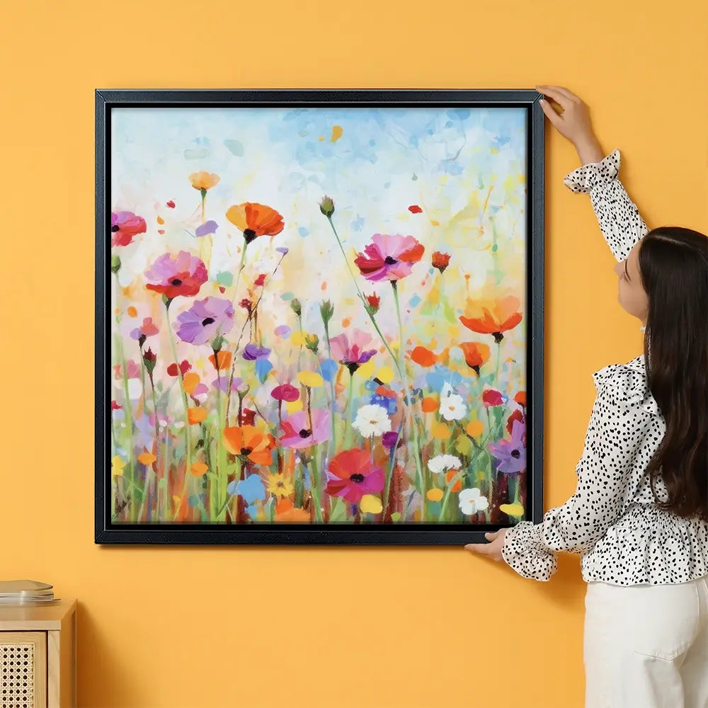 Popping Poppies Oversized Canvas Print Popping Poppies Oversized Canvas Print wall art product Art Print Shop