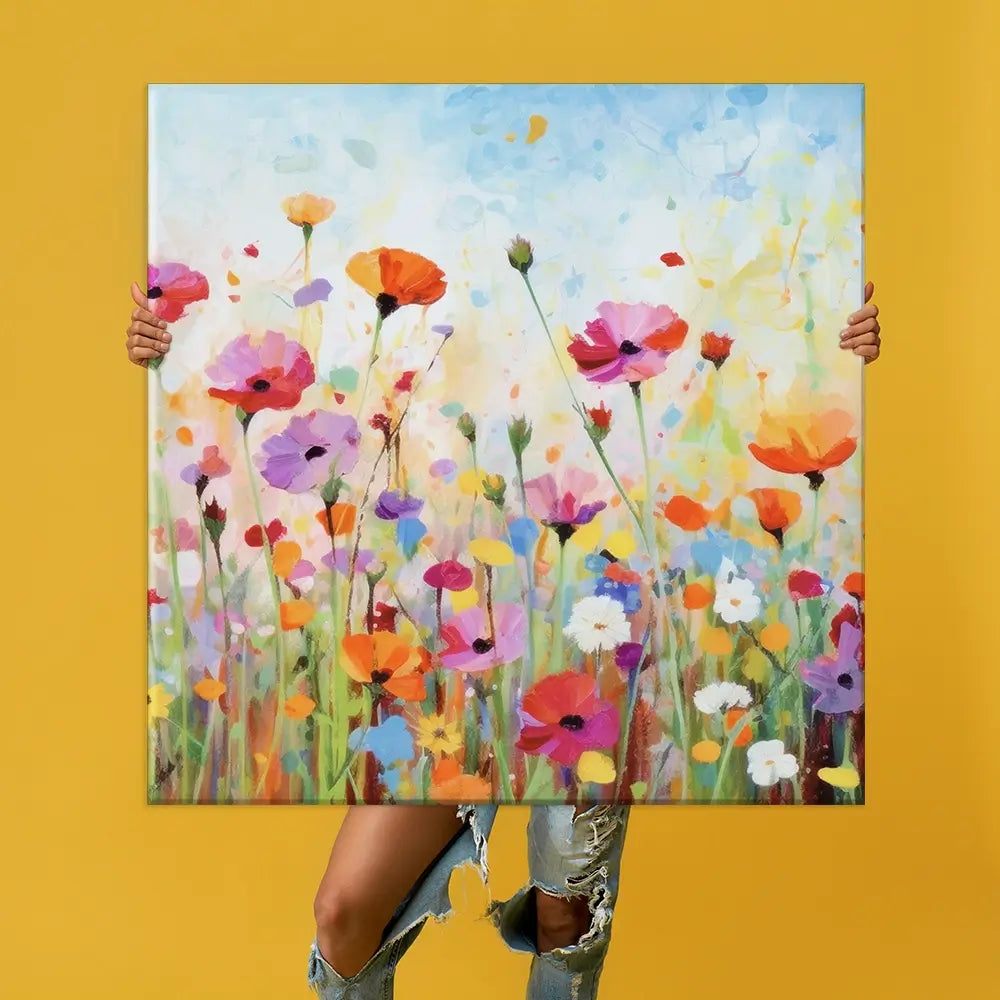 Popping Poppies Oversized Canvas Print Popping Poppies Oversized Canvas Print wall art product Art Print Shop