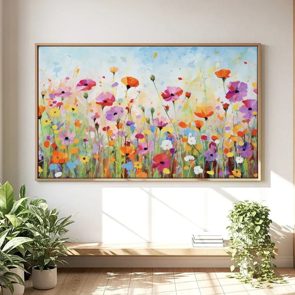 Popping Poppies Oversized Canvas Print Popping Poppies Oversized Canvas Print wall art product Art Print Shop