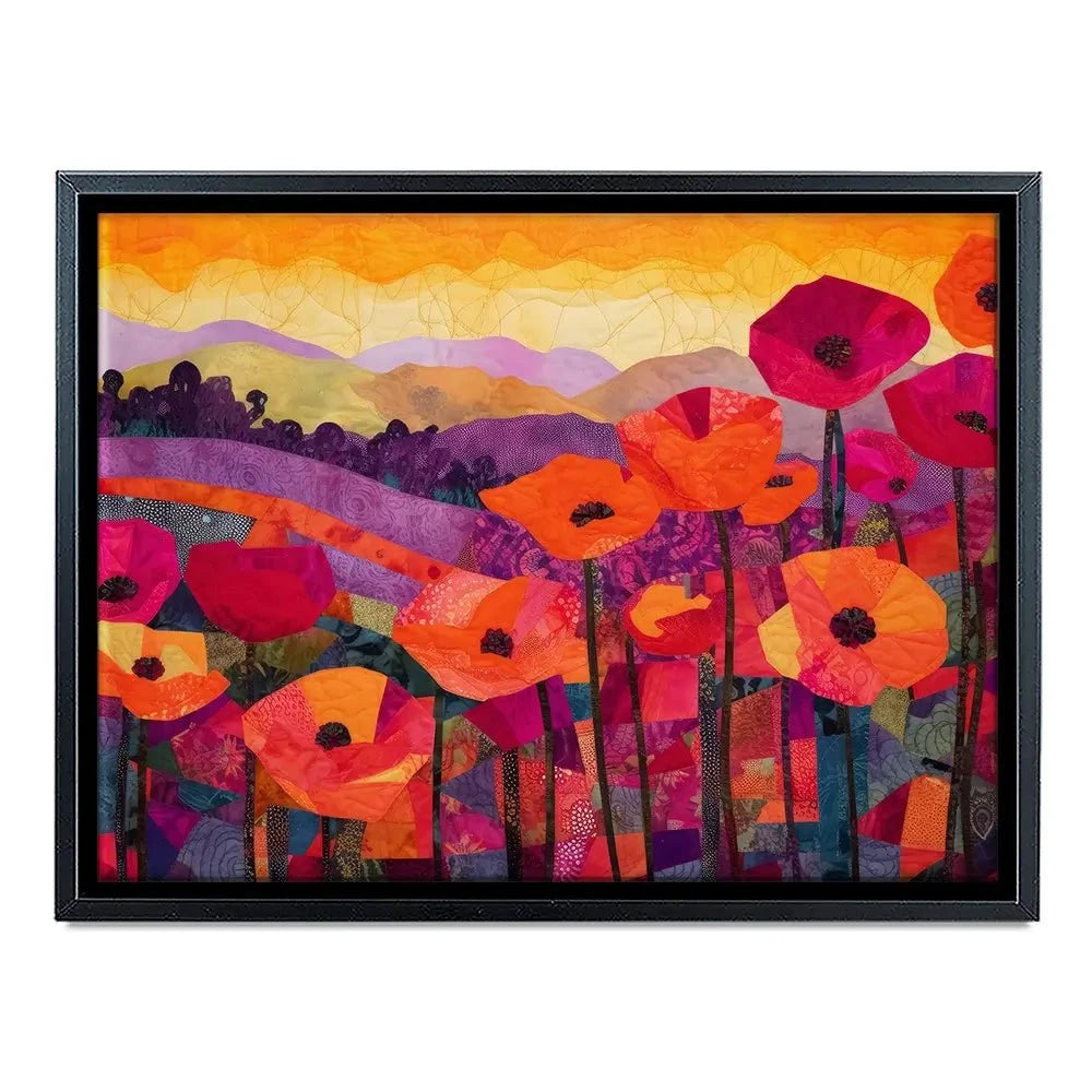Poppy At Sunset Canvas Print Poppy At Sunset Canvas Print wall art product Treechild