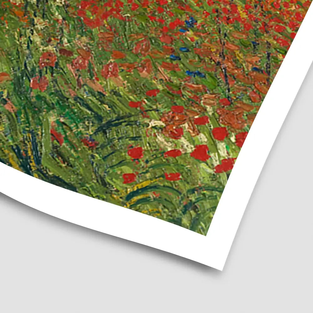 Poppy Field Art Print Poppy Field Art Print wall art product Vincent Van Gogh