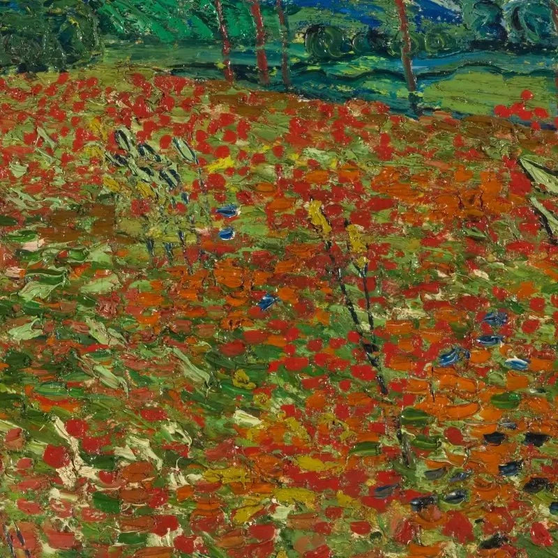 Poppy Field Canvas Print Poppy Field Canvas Print wall art product Vincent Van Gogh