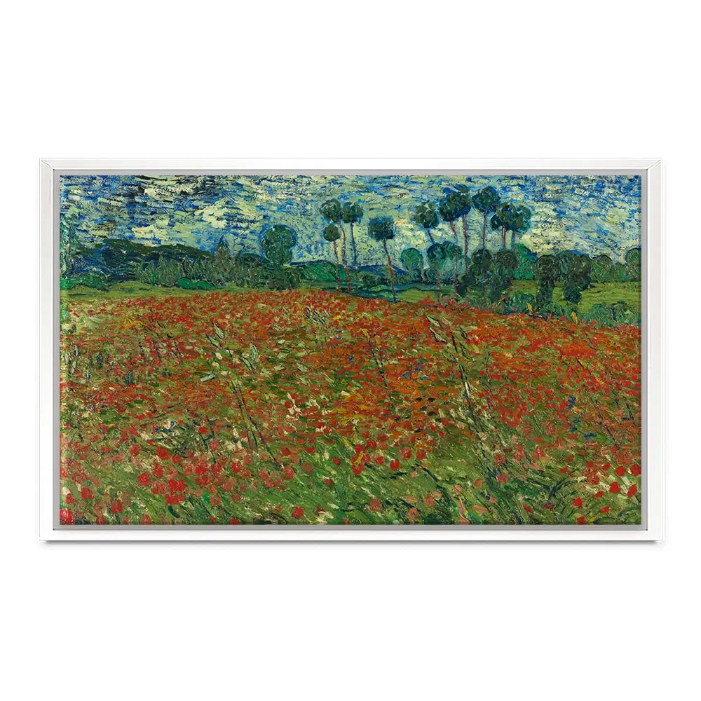 Poppy Field Canvas Print Poppy Field Canvas Print wall art product Vincent Van Gogh