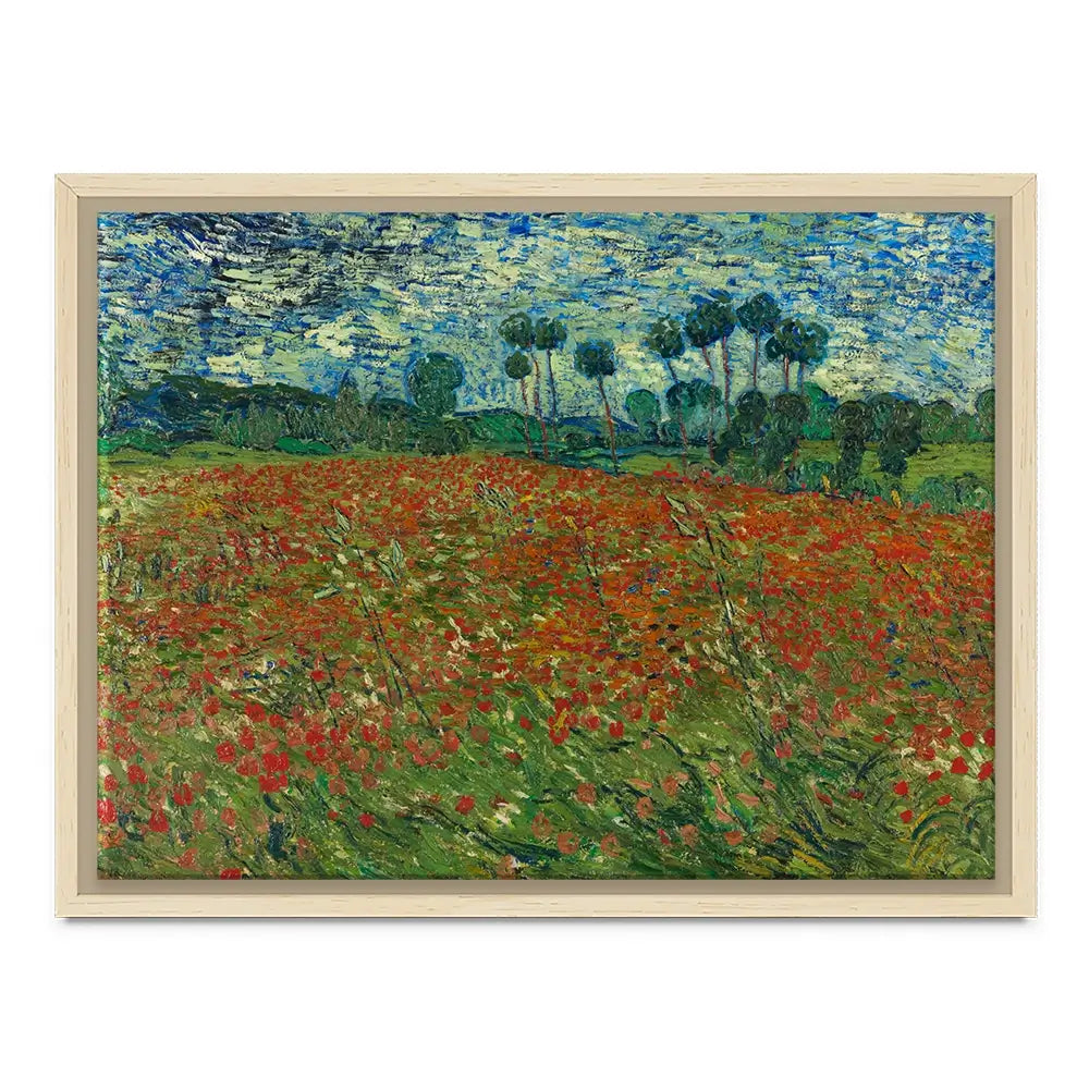 Poppy Field Canvas Print Poppy Field Canvas Print wall art product Vincent Van Gogh