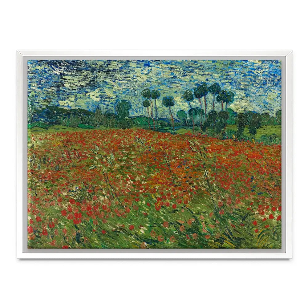 Poppy Field Canvas Print Poppy Field Canvas Print wall art product Vincent Van Gogh