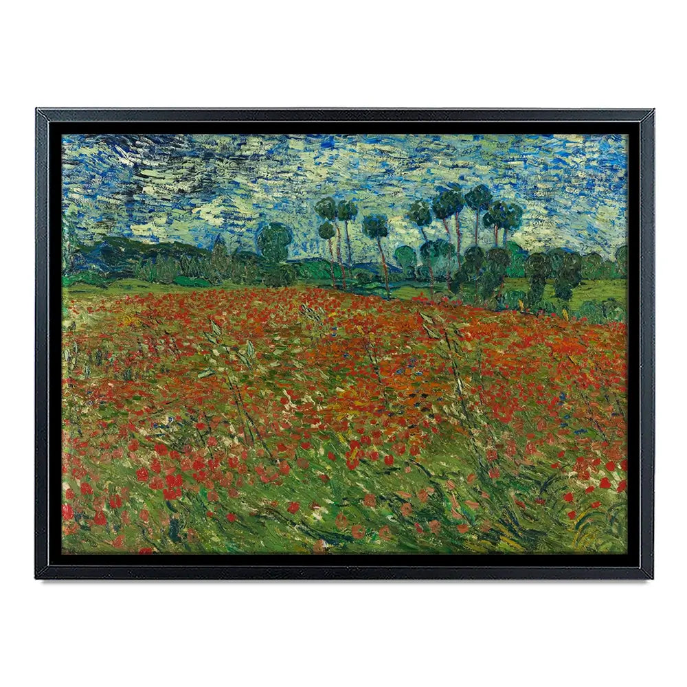 Poppy Field Canvas Print Poppy Field Canvas Print wall art product Vincent Van Gogh