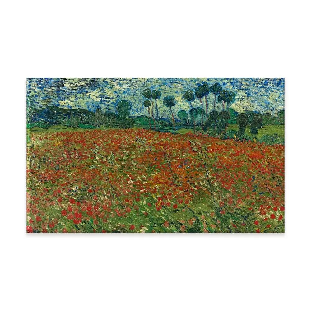 Poppy Field Canvas Print Poppy Field Canvas Print wall art product Vincent Van Gogh