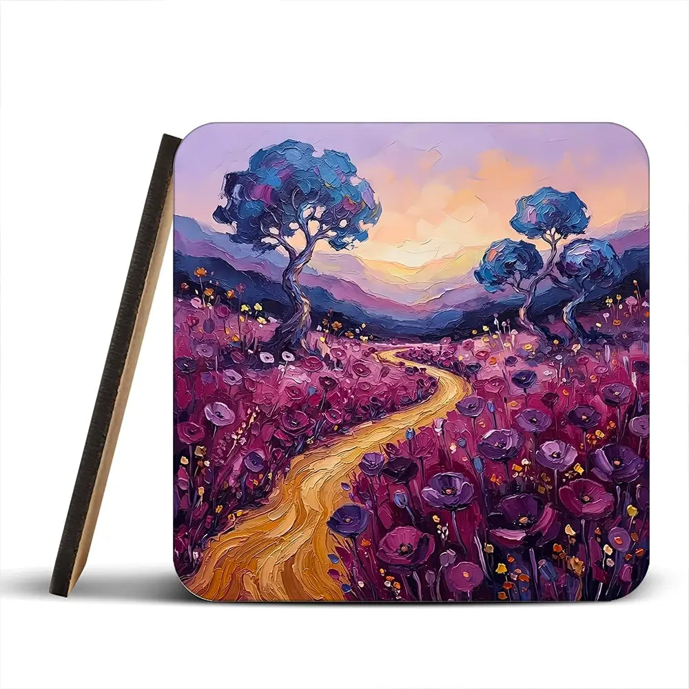 Poppy Pathway Coaster Set Poppy Pathway Coaster Set wall art product David Alexander Elder