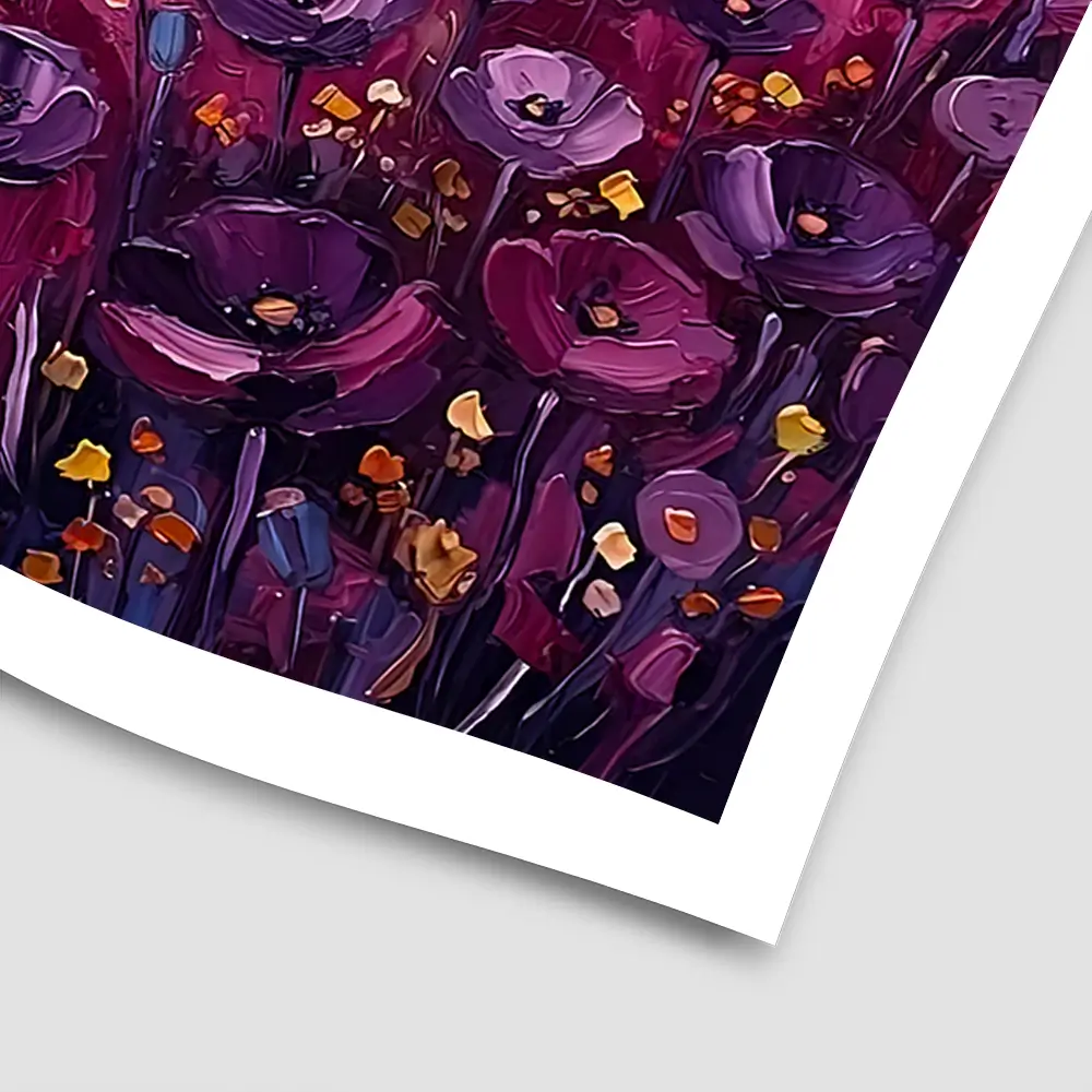 Poppy Pathway Square Art Print Poppy Pathway Square Art Print wall art product David Alexander Elder