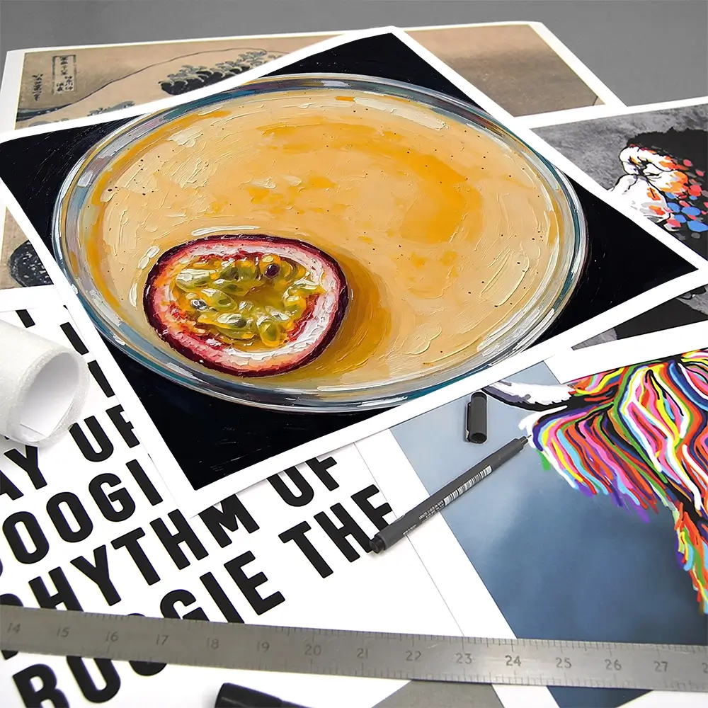 Pornstar Martini Cocktail Square Art Print Pornstar Martini Cocktail Square Art Print wall art product David Alexander Elder