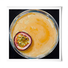 Pornstar Martini Cocktail Square Art Print Pornstar Martini Cocktail Square Art Print wall art product David Alexander Elder