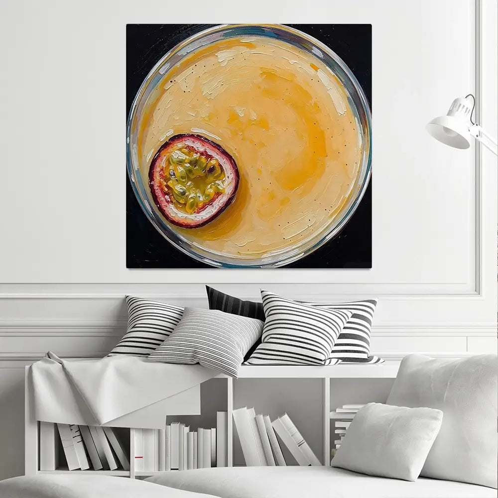 Pornstar Martini Cocktail Square Canvas Print Pornstar Martini Cocktail Square Canvas Print wall art product David Alexander Elder
