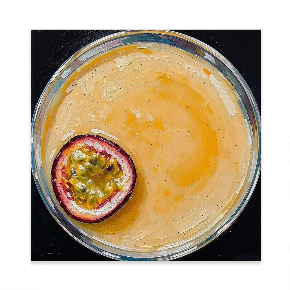 Pornstar Martini Cocktail Square Canvas Print Pornstar Martini Cocktail Square Canvas Print wall art product David Alexander Elder