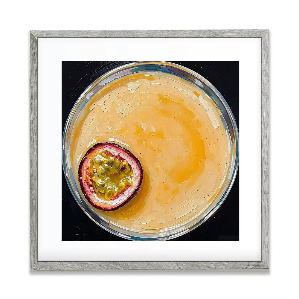 Pornstar Martini Cocktail Square Framed Art Print Pornstar Martini Cocktail Square Framed Art Print wall art product David Alexander Elder