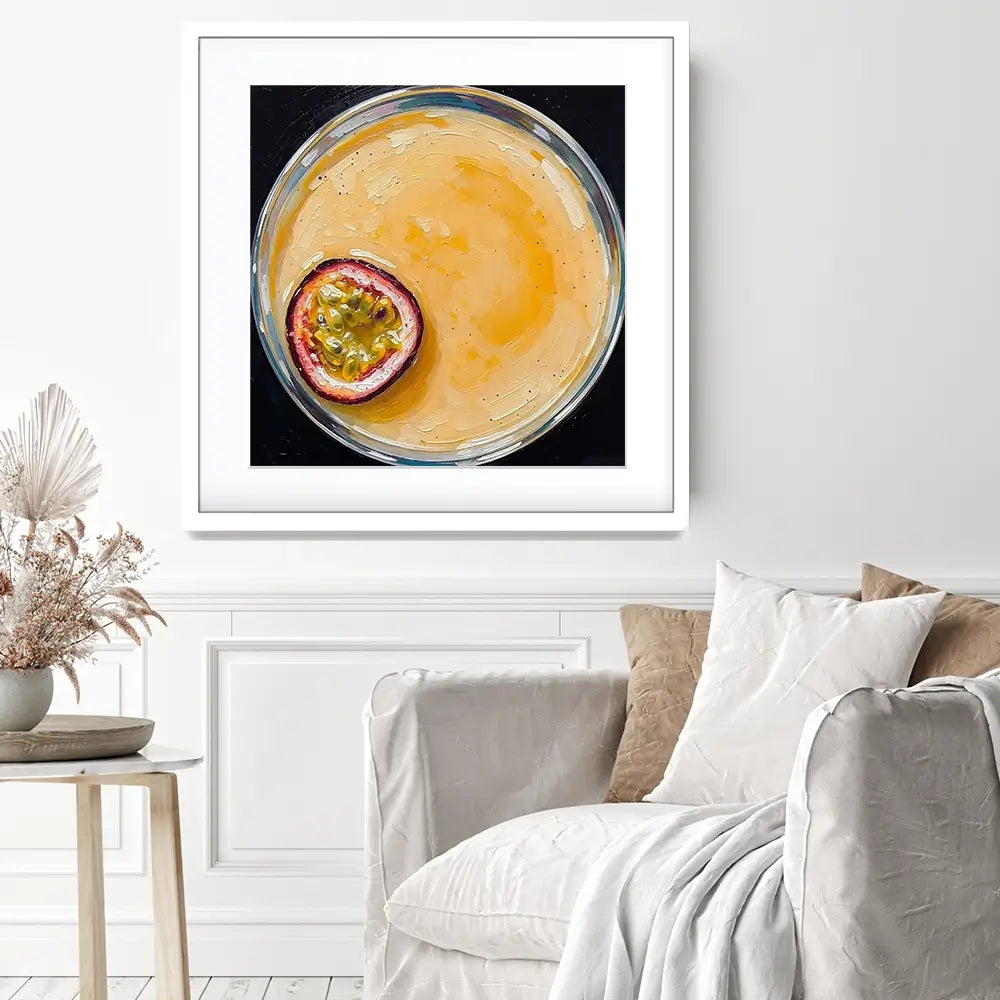 Pornstar Martini Cocktail Square Framed Art Print Pornstar Martini Cocktail Square Framed Art Print wall art product David Alexander Elder