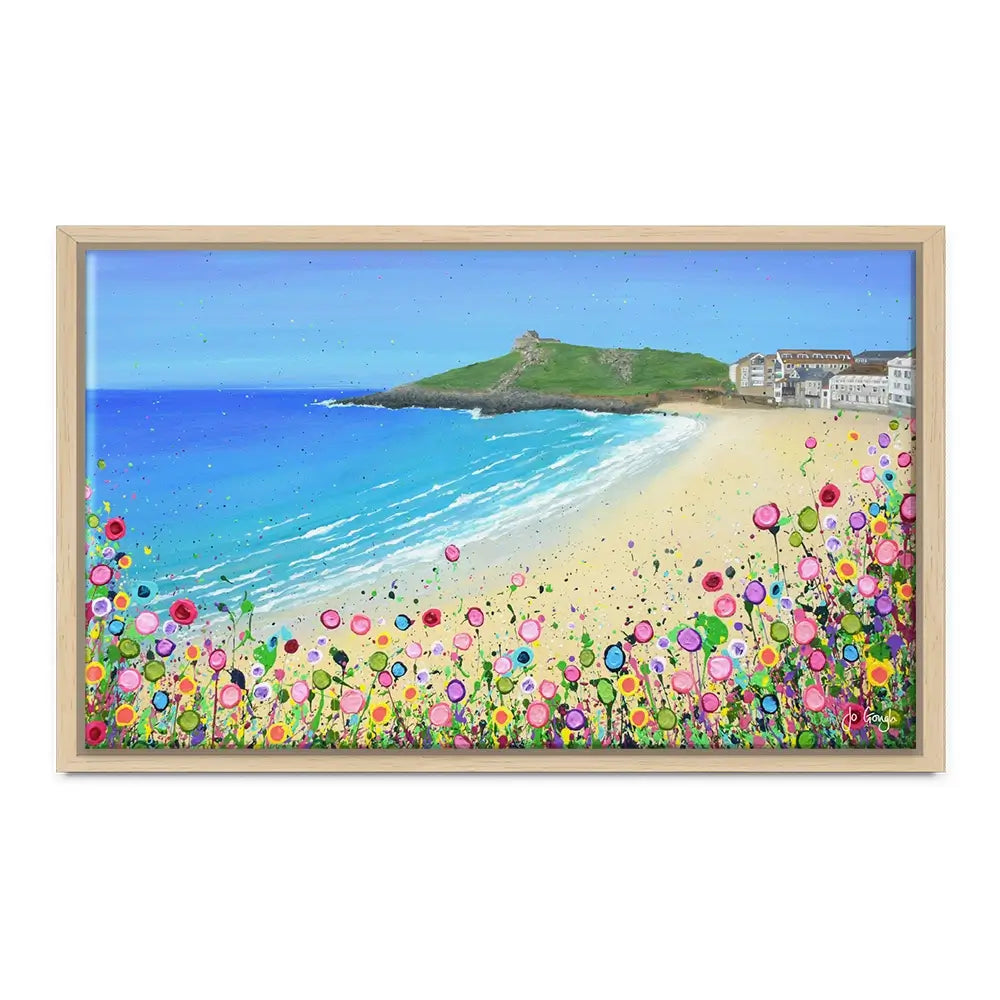 Porthmeor Beach Oversized Canvas Print Porthmeor Beach Oversized Canvas Print wall art product Art Print Shop