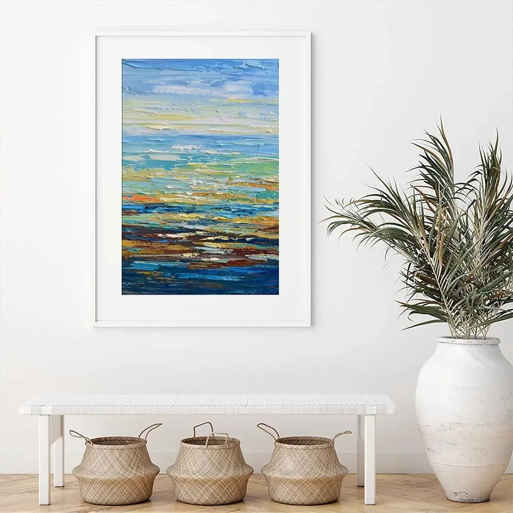 Portrait Of A Seascape Framed Art Print Portrait Of A Seascape Framed Art Print wall art product Olga Tkachyk