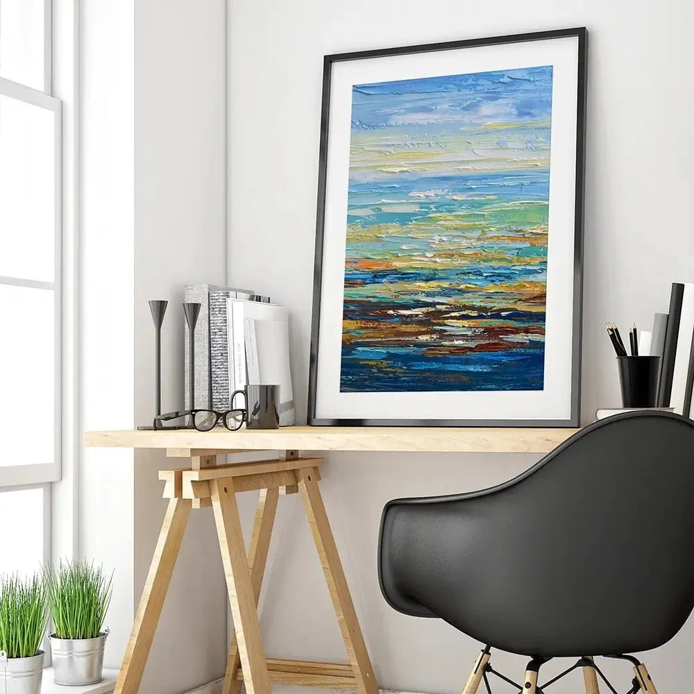 Portrait Of A Seascape Framed Art Print Portrait Of A Seascape Framed Art Print wall art product Olga Tkachyk