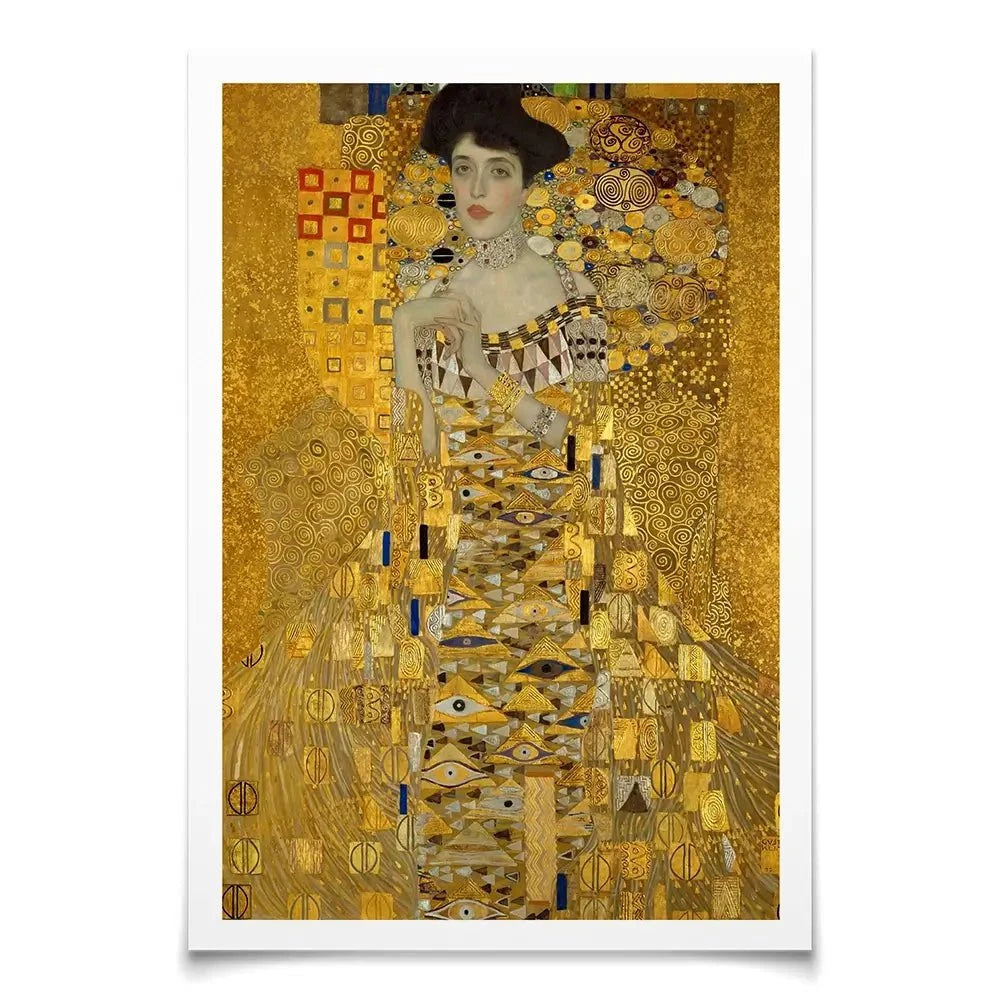 Portrait Of Adele Art Print Portrait Of Adele Art Print wall art product Gustav Klimt