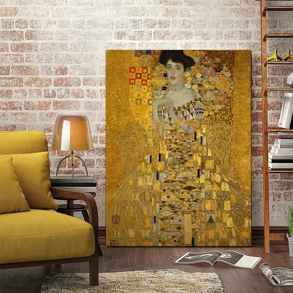 Portrait Of Adele Canvas Print Portrait Of Adele Canvas Print wall art product Gustav Klimt