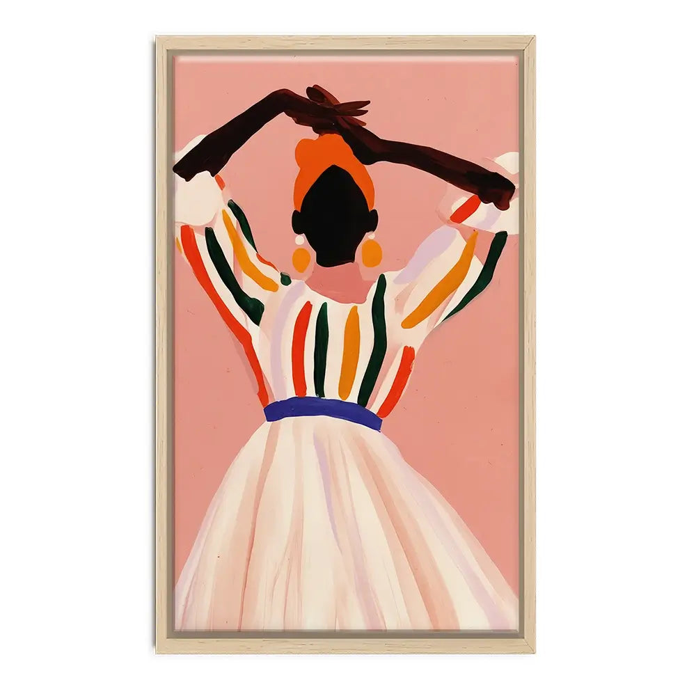Posing Amita Canvas Print Posing Amita Canvas Print wall art product Treechild