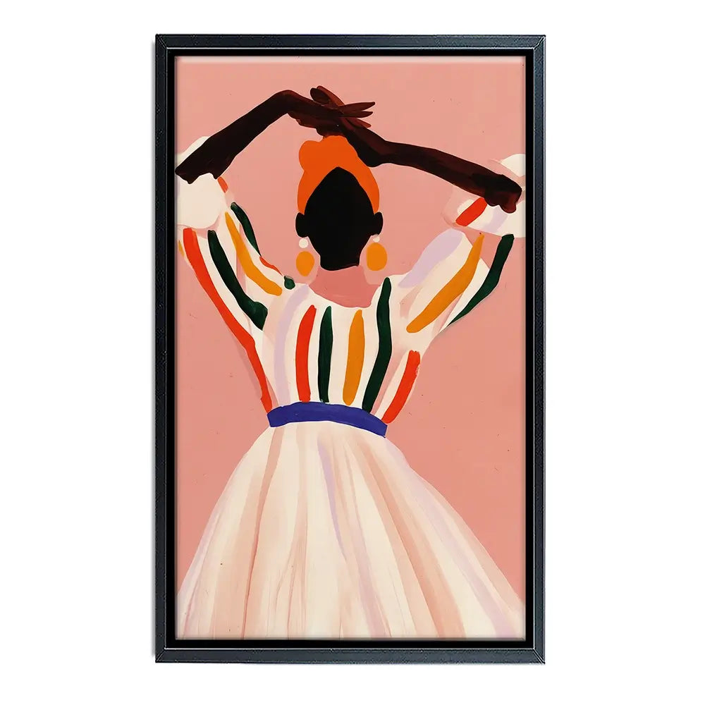 Posing Amita Canvas Print Posing Amita Canvas Print wall art product Treechild