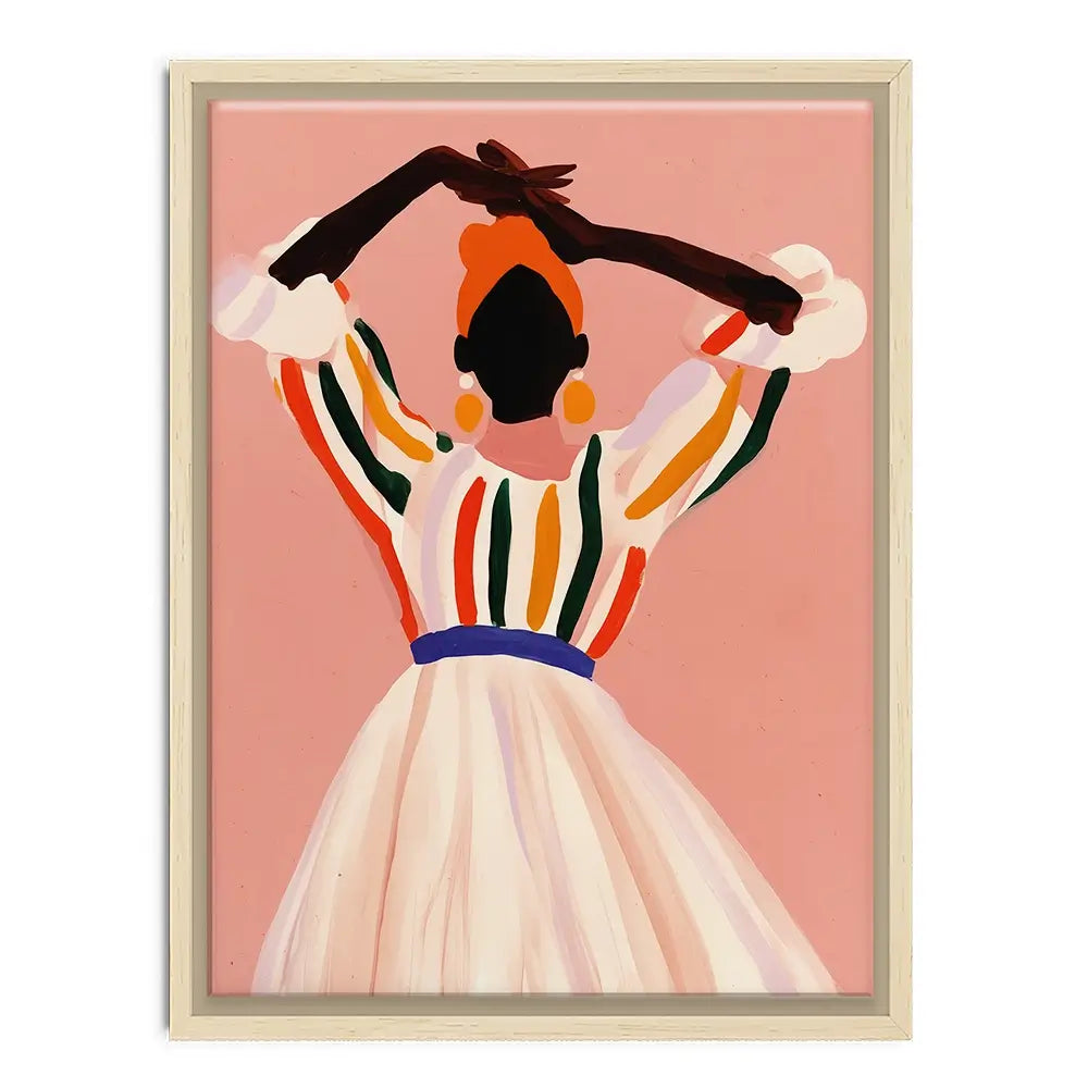 Posing Amita Canvas Print Posing Amita Canvas Print wall art product Treechild