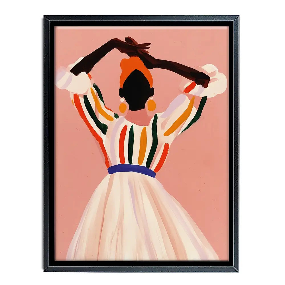 Posing Amita Canvas Print Posing Amita Canvas Print wall art product Treechild