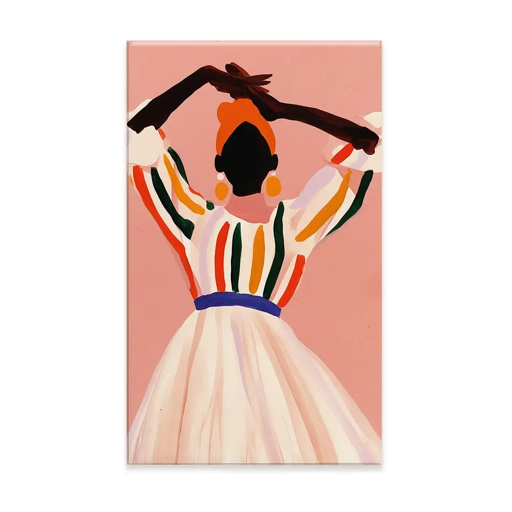 Posing Amita Canvas Print Posing Amita Canvas Print wall art product Treechild