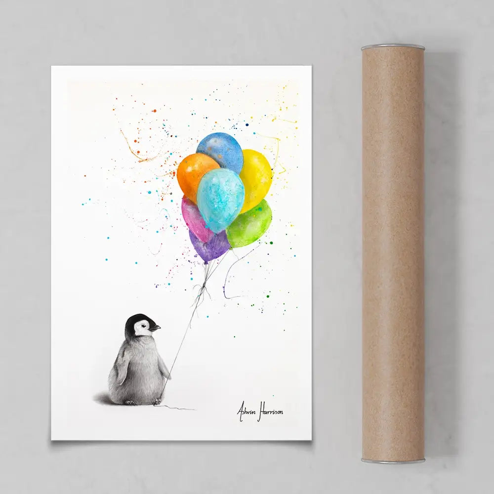 Positive Penguin Art Print Positive Penguin Art Print wall art product Ashvin Harrison