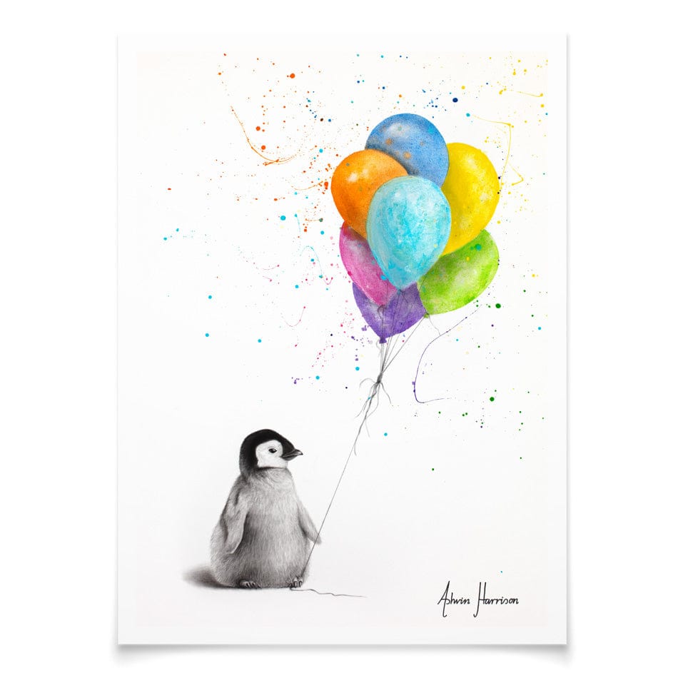 Positive Penguin Art Print wall art product Ashvin Harrison