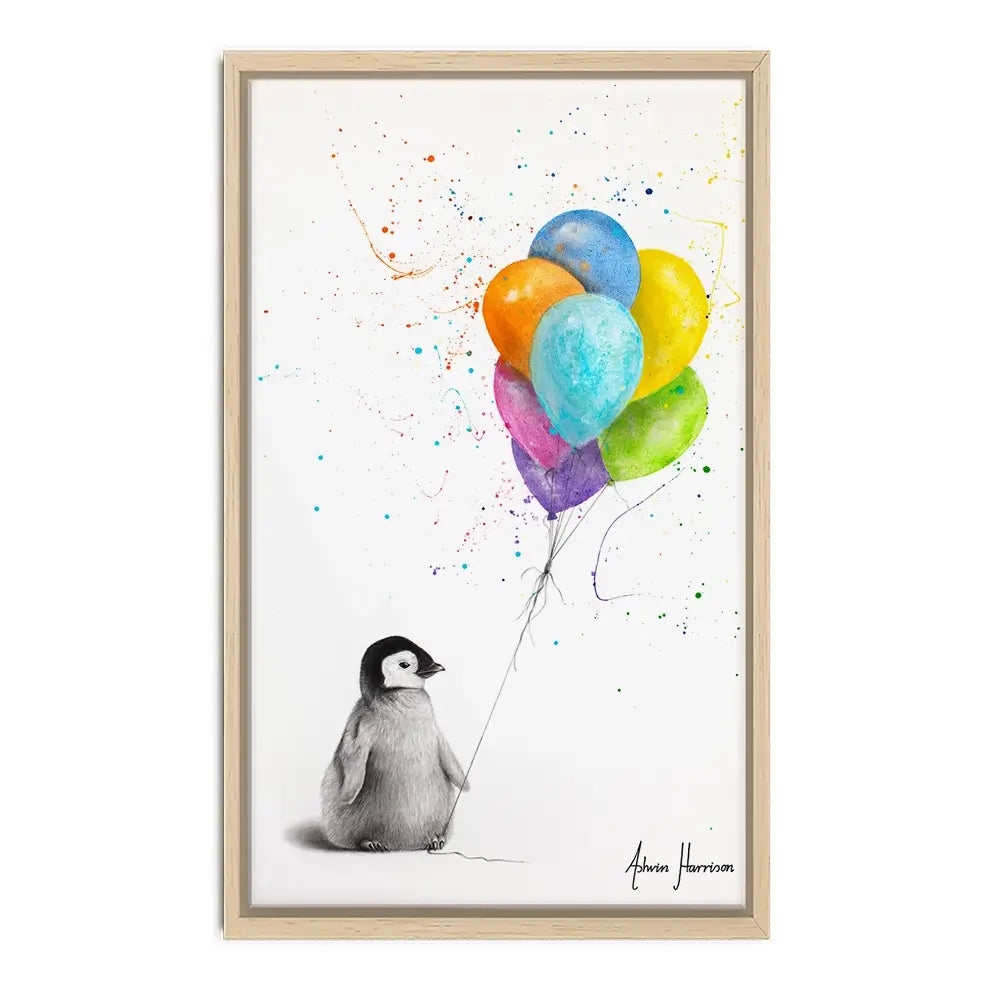 Positive Penguin Canvas Print Positive Penguin Canvas Print wall art product Ashvin Harrison