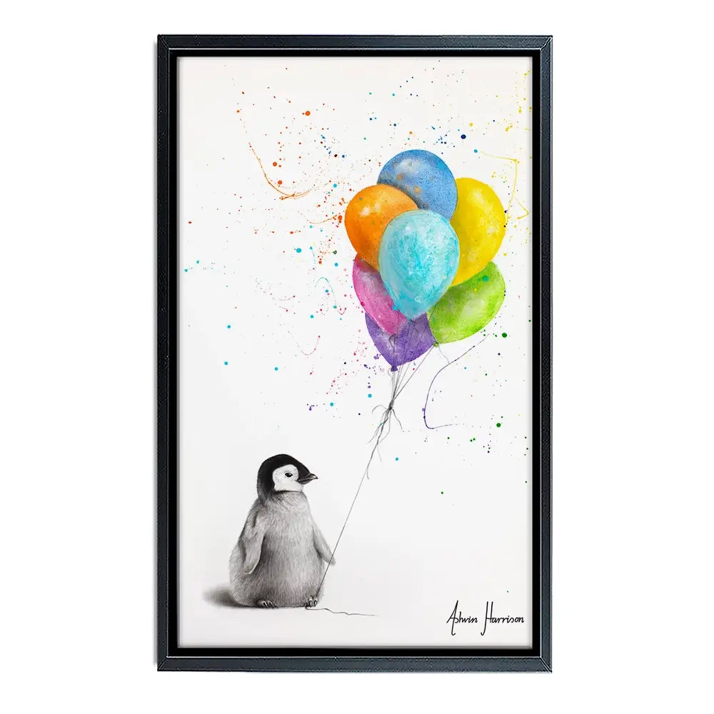 Positive Penguin Canvas Print Positive Penguin Canvas Print wall art product Ashvin Harrison