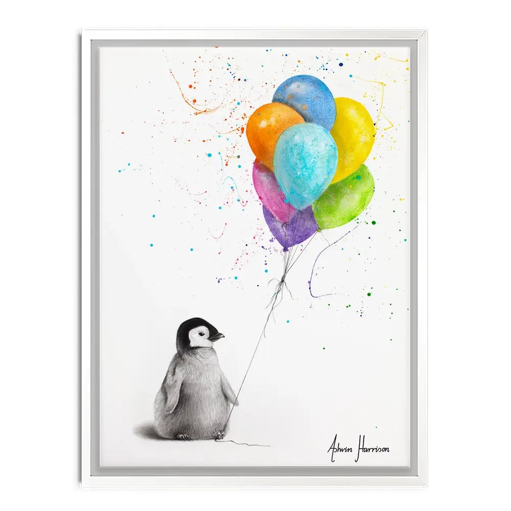 Positive Penguin Canvas Print Positive Penguin Canvas Print wall art product Ashvin Harrison