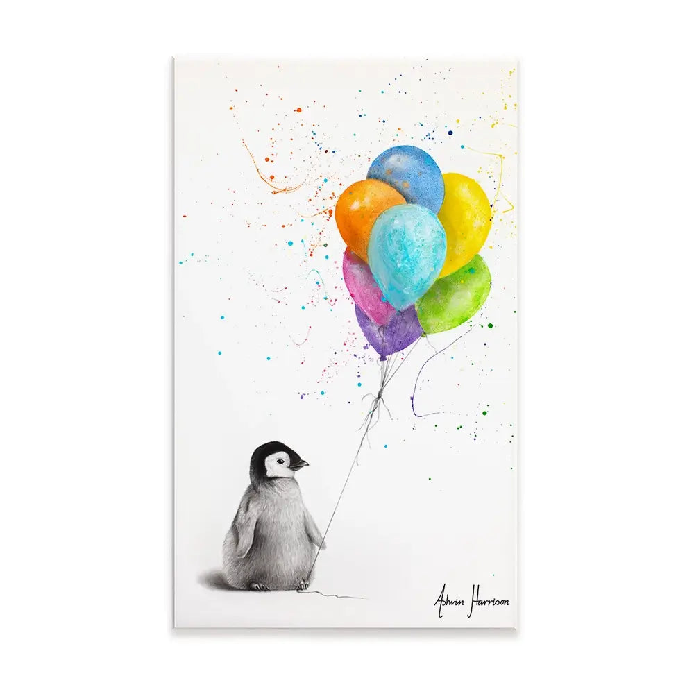 Positive Penguin Canvas Print Positive Penguin Canvas Print wall art product Ashvin Harrison