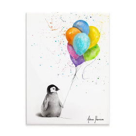 Positive Penguin Canvas Print Positive Penguin Canvas Print wall art product Ashvin Harrison