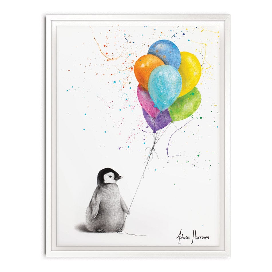 Positive Penguin Canvas Print wall art product Ashvin Harrison